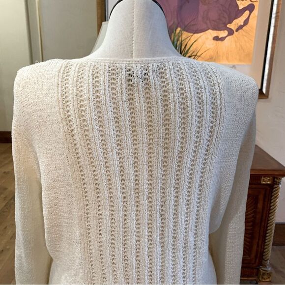 Rachel Zoe ‘Karla’ Sweater NWOT Cotton Blend Knit Ivory Womens Plus Sz XXL - Picture 11 of 16